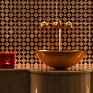 Interior del Hammam Luxury de Glow Beauty para una experiencia individual