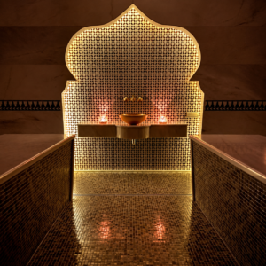 Interior del Hammam Tradicional de Glow Beauty para una experiencia individual
